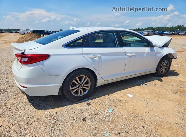 5NPE24AF2HH555895 2017 HYUNDAI SONATA White Задня права чверть