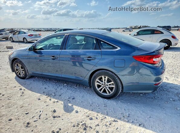 5NPE24AF2HH569604 2017 HYUNDAI SONATA Blue Задня ліва чверть
