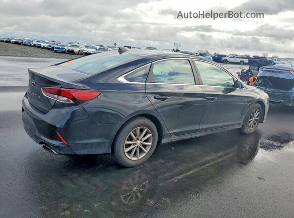 5NPE24AF2KH747390 2019 HYUNDAI SONATA Черный Задняя правая четверть