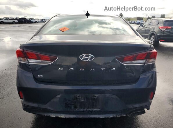 5NPE24AF2KH747390 2019 HYUNDAI SONATA Черный Вид сзади
