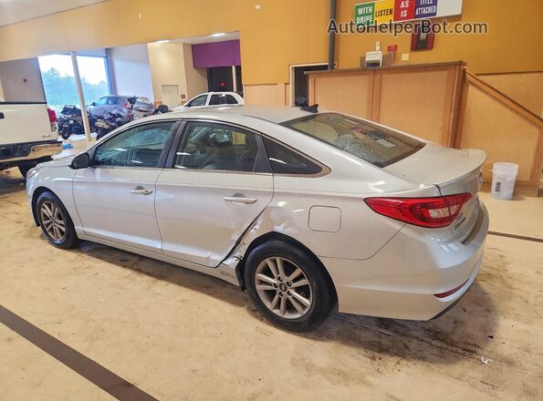 5NPE24AF3GH315320 2016 HYUNDAI SONATA Silver Rear left