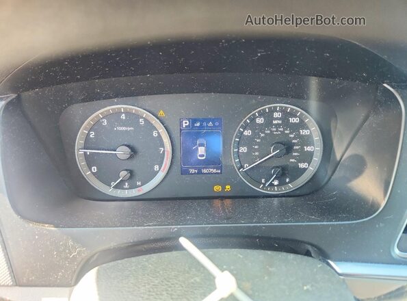 5NPE24AF3GH315320 2016 HYUNDAI SONATA Silver Instrument cluster view