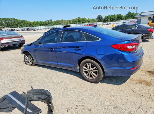5NPE24AF3GH359320 2016 HYUNDAI SONATA Blue Tył lewy
