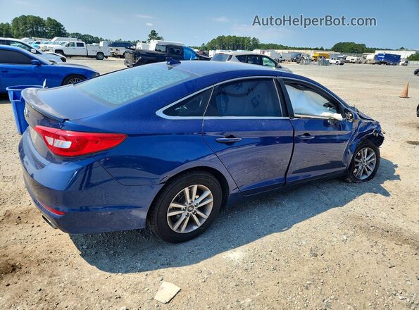 5NPE24AF3GH359320 2016 HYUNDAI SONATA Blue Tył prawy