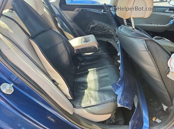 5NPE24AF3GH359320 2016 HYUNDAI SONATA Blue Widok tylnych siedzeń