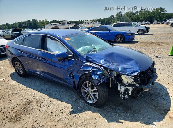 5NPE24AF3GH359320 2016 HYUNDAI SONATA Blue Przód prawy