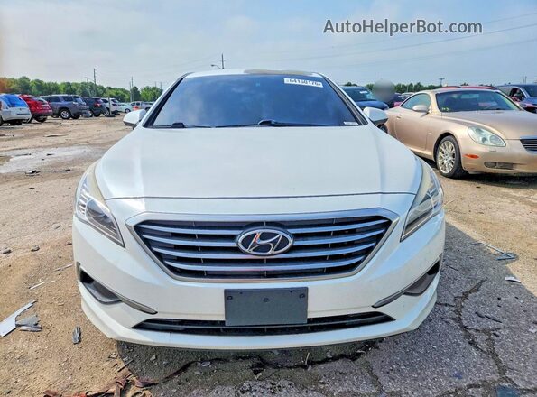 5NPE24AF4GH377518 2016 HYUNDAI SONATA White Widok z przodu
