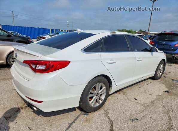 5NPE24AF4GH377518 2016 HYUNDAI SONATA White Tył prawy