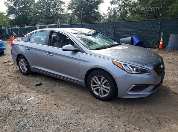 5NPE24AF4HH436598 2017 HYUNDAI SONATA Silver Передня права чверть
