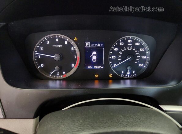 5NPE24AF4HH471223 2017 HYUNDAI SONATA Silver Սարքավորումների վահանակի տեսք