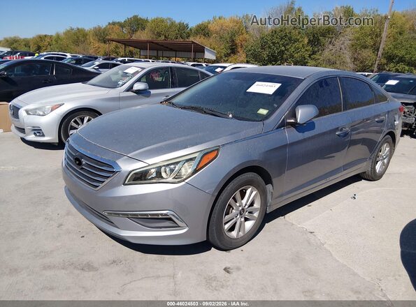 5NPE24AF4HH561049 2017 HYUNDAI SONATA Silver Front left