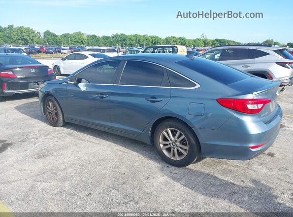 5NPE24AF4HH565960 2017 HYUNDAI SONATA Синий Задняя левая четверть