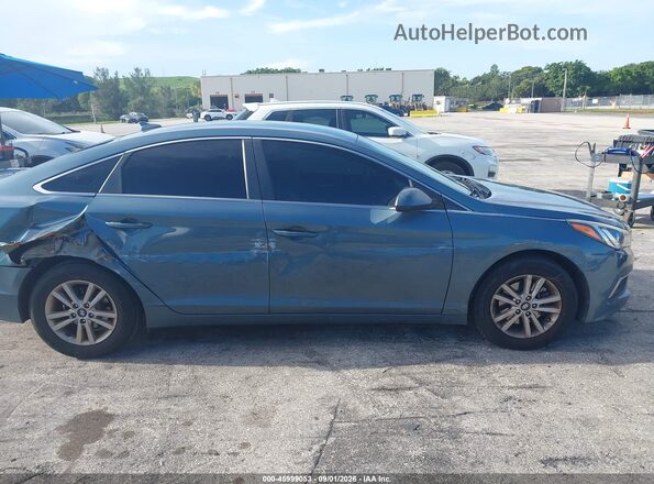 5NPE24AF4HH565960 2017 HYUNDAI SONATA Синий Вид щитка приборов
