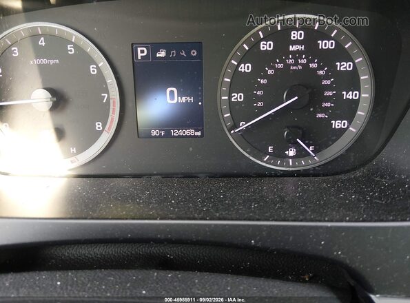 5NPE24AF5GH263494 2016 HYUNDAI SONATA Серебряный Вид задних сидений