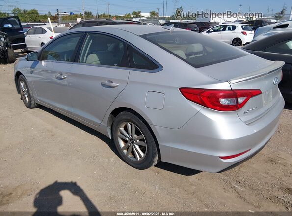 5NPE24AF5GH263494 2016 HYUNDAI SONATA Серебряный Задняя левая четверть