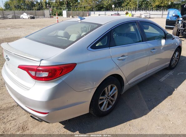 5NPE24AF5GH263494 2016 HYUNDAI SONATA Серебряный Задняя правая четверть