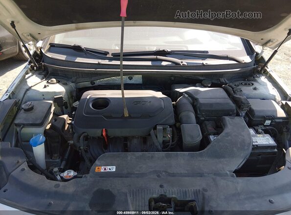5NPE24AF5GH263494 2016 HYUNDAI SONATA Серебряный Вид сзади