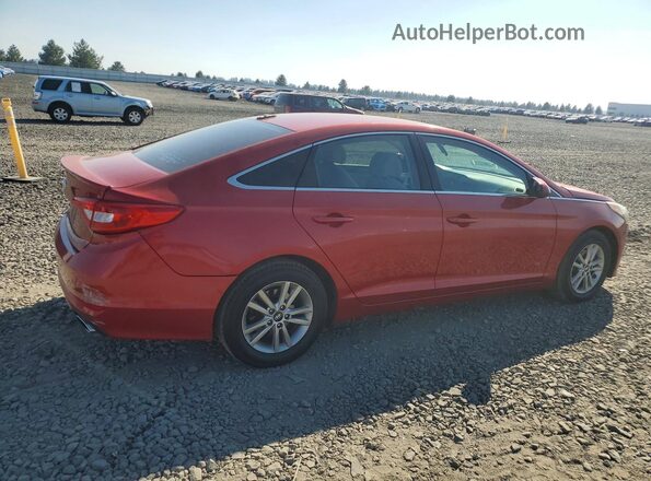 5NPE24AF5HH448890 2017 HYUNDAI SONATA Red Trasero derecho