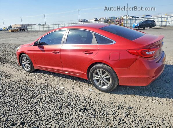 5NPE24AF5HH448890 2017 HYUNDAI SONATA Red Trasero izquierdo