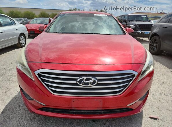 5NPE24AF5HH518470 2017 HYUNDAI SONATA Red Vista frontal