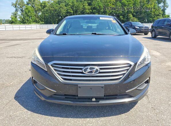 5NPE24AF5HH522583 2017 HYUNDAI SONATA Черный Вид спереди