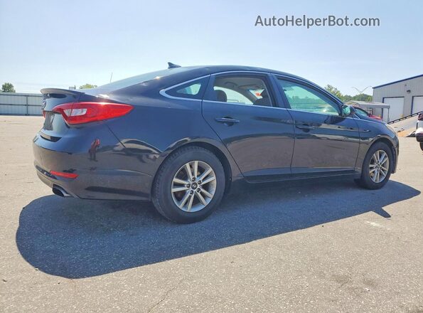 5NPE24AF5HH522583 2017 HYUNDAI SONATA Черный Задняя правая четверть