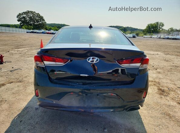 5NPE24AF5JH726970 2018 HYUNDAI SONATA Black Հետևի տեսք