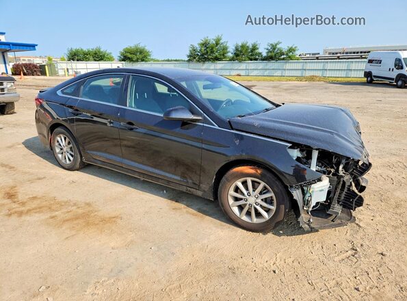 5NPE24AF5JH726970 2018 HYUNDAI SONATA Black Առջևի աջ