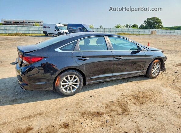 5NPE24AF5JH726970 2018 HYUNDAI SONATA Black Հետևի աջ