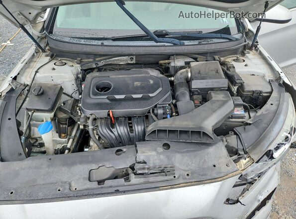 5NPE24AF5KH787429 2019 HYUNDAI SONATA Silver Вид задньої частини салону