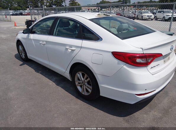 5NPE24AF6HH528683 2017 HYUNDAI SONATA White უკანა მარცხენა