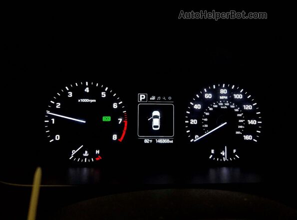 5NPE24AF6HH533611 2017 HYUNDAI SONATA Black Instrument cluster view