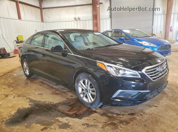 5NPE24AF6HH533611 2017 HYUNDAI SONATA Black Front right