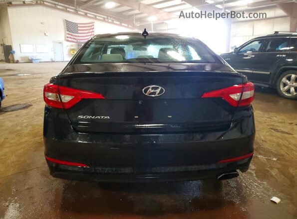 5NPE24AF6HH533611 2017 HYUNDAI SONATA Black Rear view