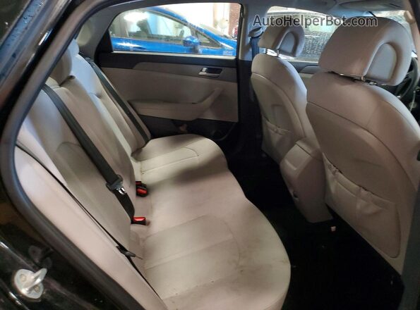 5NPE24AF6HH533611 2017 HYUNDAI SONATA Black Rear seats view