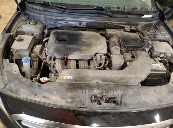 5NPE24AF6HH533611 2017 HYUNDAI SONATA Black Rear interior view
