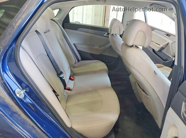 5NPE24AF6HH574918 2017 HYUNDAI SONATA Blue Հետևի նստատեղերի տեսք