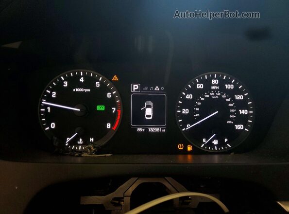 5NPE24AF6HH574918 2017 HYUNDAI SONATA Blue Սարքավորումների վահանակի տեսք