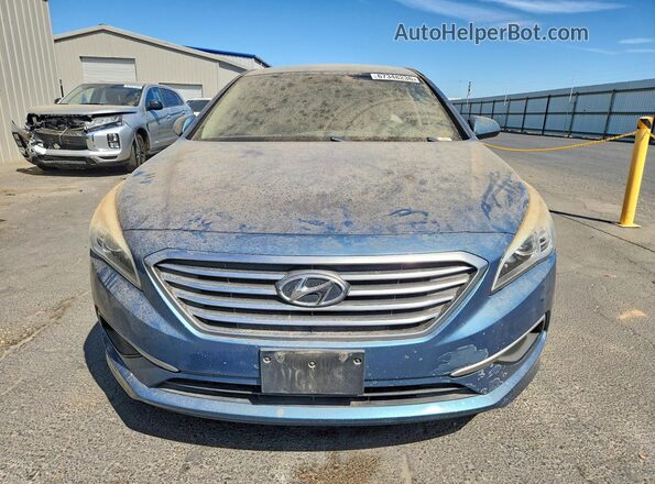 5NPE24AF7HH530314 2017 HYUNDAI SONATA Blue Widok z przodu