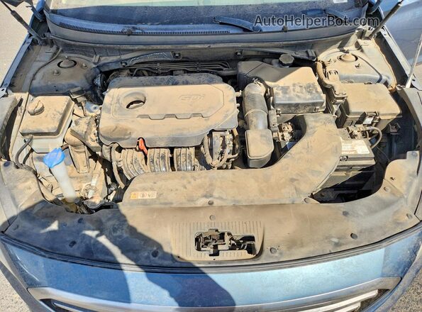 5NPE24AF7HH530314 2017 HYUNDAI SONATA Blue Widok wnętrza z tyłu
