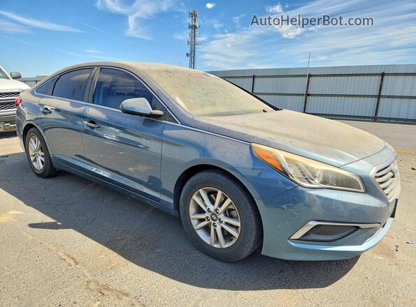 5NPE24AF7HH530314 2017 HYUNDAI SONATA Blue Przód prawy