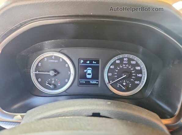 5NPE24AF7KH800956 2019 HYUNDAI SONATA Silver Vista del cuadro de instrumentos
