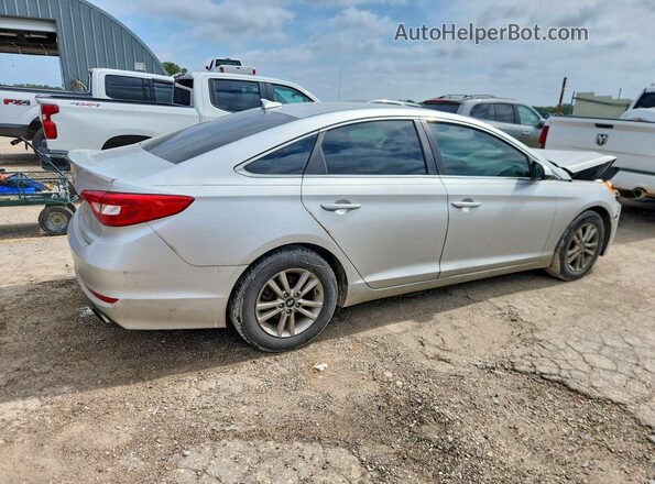 5NPE24AF8GH387890 2016 HYUNDAI SONATA Silver უკანა მარჯვენა