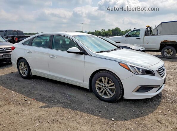5NPE24AF8HH477364 2017 HYUNDAI SONATA White წინა მარჯვენა