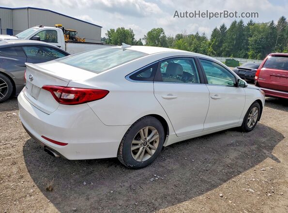 5NPE24AF8HH477364 2017 HYUNDAI SONATA White უკანა მარჯვენა