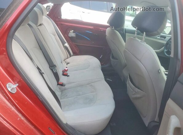 5NPE24AF8HH541452 2017 HYUNDAI SONATA Red Вид задніх сидінь
