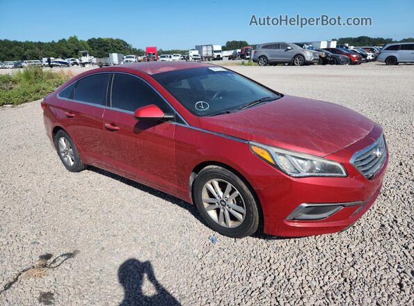 5NPE24AF8HH563239 2017 HYUNDAI SONATA Red Առջևի աջ