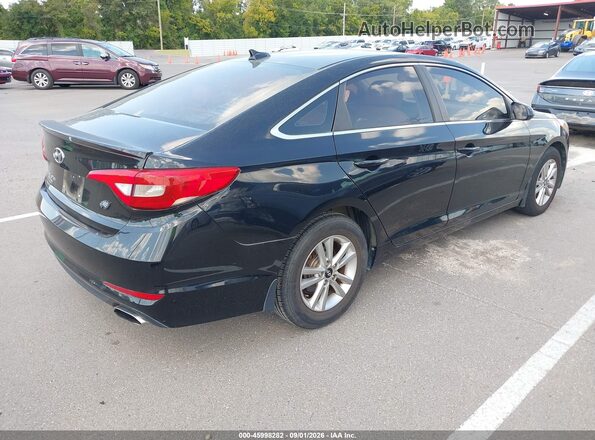 5NPE24AF9GH427555 2016 HYUNDAI SONATA Black უკანა მარჯვენა