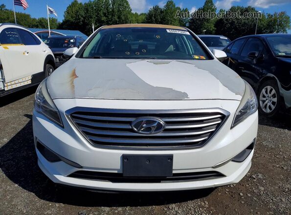 5NPE24AF9HH453719 2017 HYUNDAI SONATA White Front view