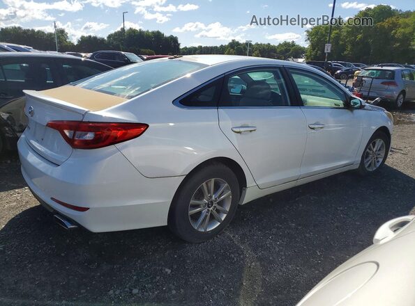 5NPE24AF9HH453719 2017 HYUNDAI SONATA White Rear right